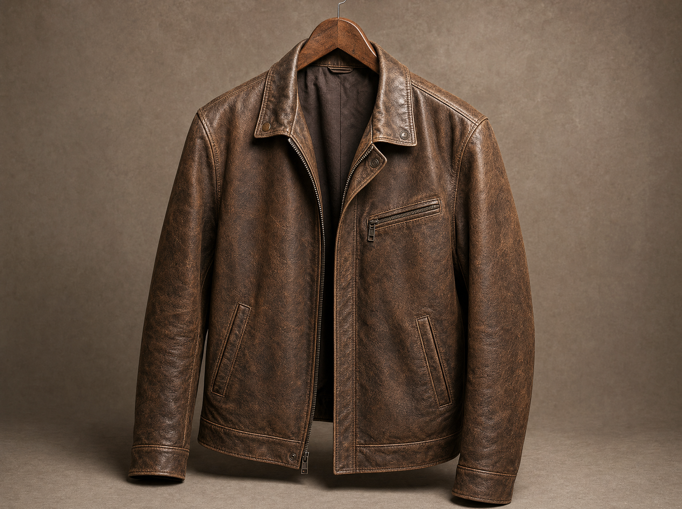 Sau — leather jacket product photo